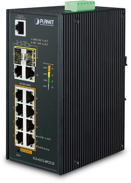 Коммутатор Planet IGS-4215-8P2T2S