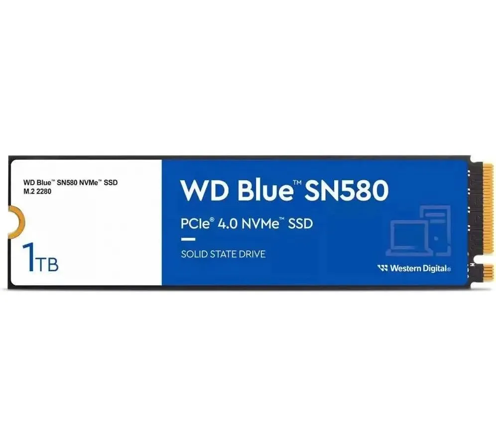 Накопитель SSD WD Blue SN580 1000GB M.2 (WDS100T3B0E) в Санкт-Петербурге