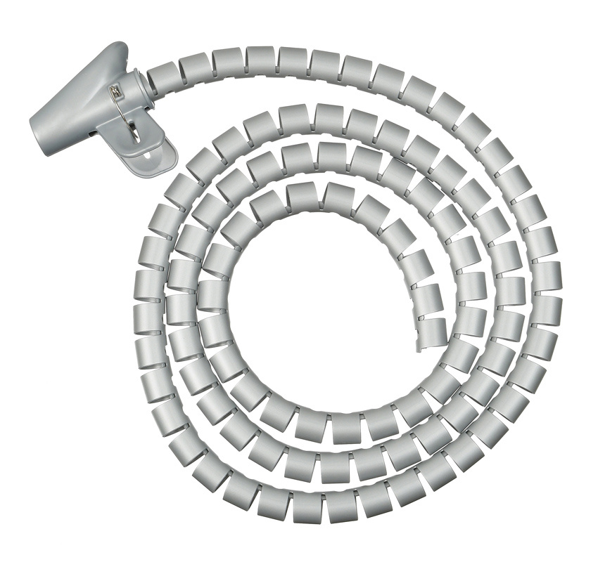 Кабельный органайзер Buro BHP CG22S Spiral Hose 20x2000mm Silver