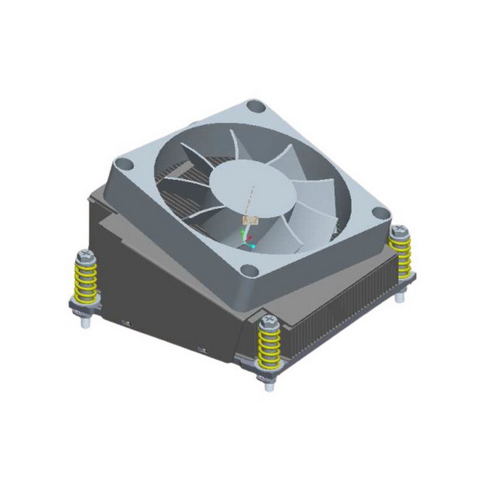 1960077101N001 Вентилятор для CPU LGA1156, S-95 Вт, 83 х 83 х 54,95 мм-SS, 12 В, 0.26 A