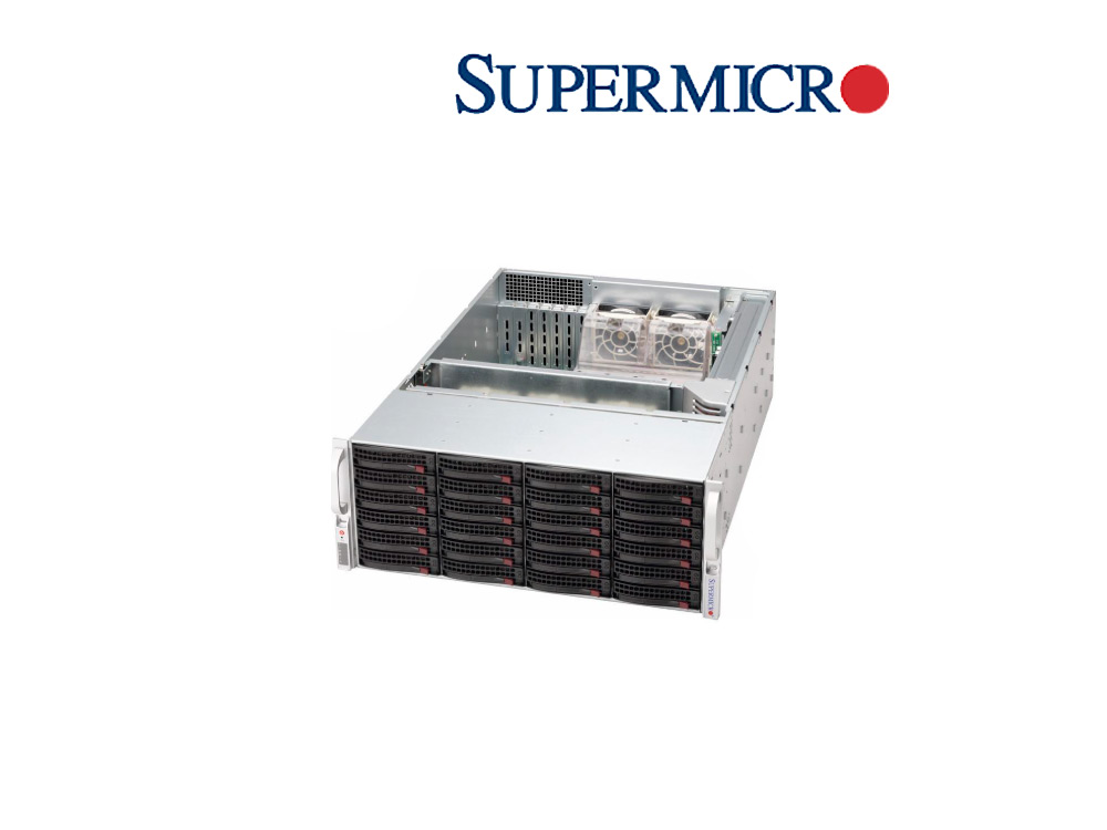 Supermicro CSE-846BE1C-R1K23B – 4U корпус 24-отсека, резервное питание 2×1200W