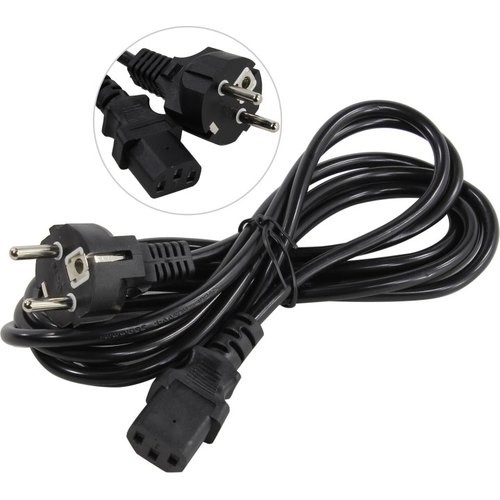 Exegate ES280995RUS Кабель питания ExeGate Special PC-3S (Евровилка Schuko->С13) 3*0.5mm0, CCA, черный, 3м.