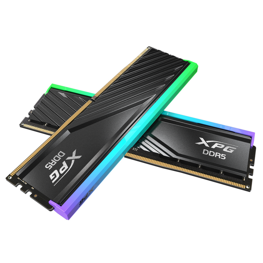 Оперативная память DDR5 2x16GB 6000MHz A-Data AX5U6000C3416G-DTLABRBK XPG Lancer RGB RTL PC5-48000 CL34 DIMM 288-pin 1.35В kit dual rank с радиатором Ret