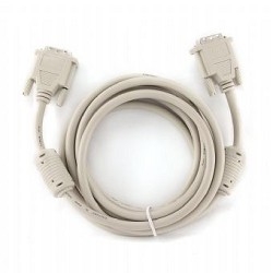 Кабель DVI-D single link Gembird, 3м, 19M/19M экран, феррит.кольца, пакет [CC-DVI-10]