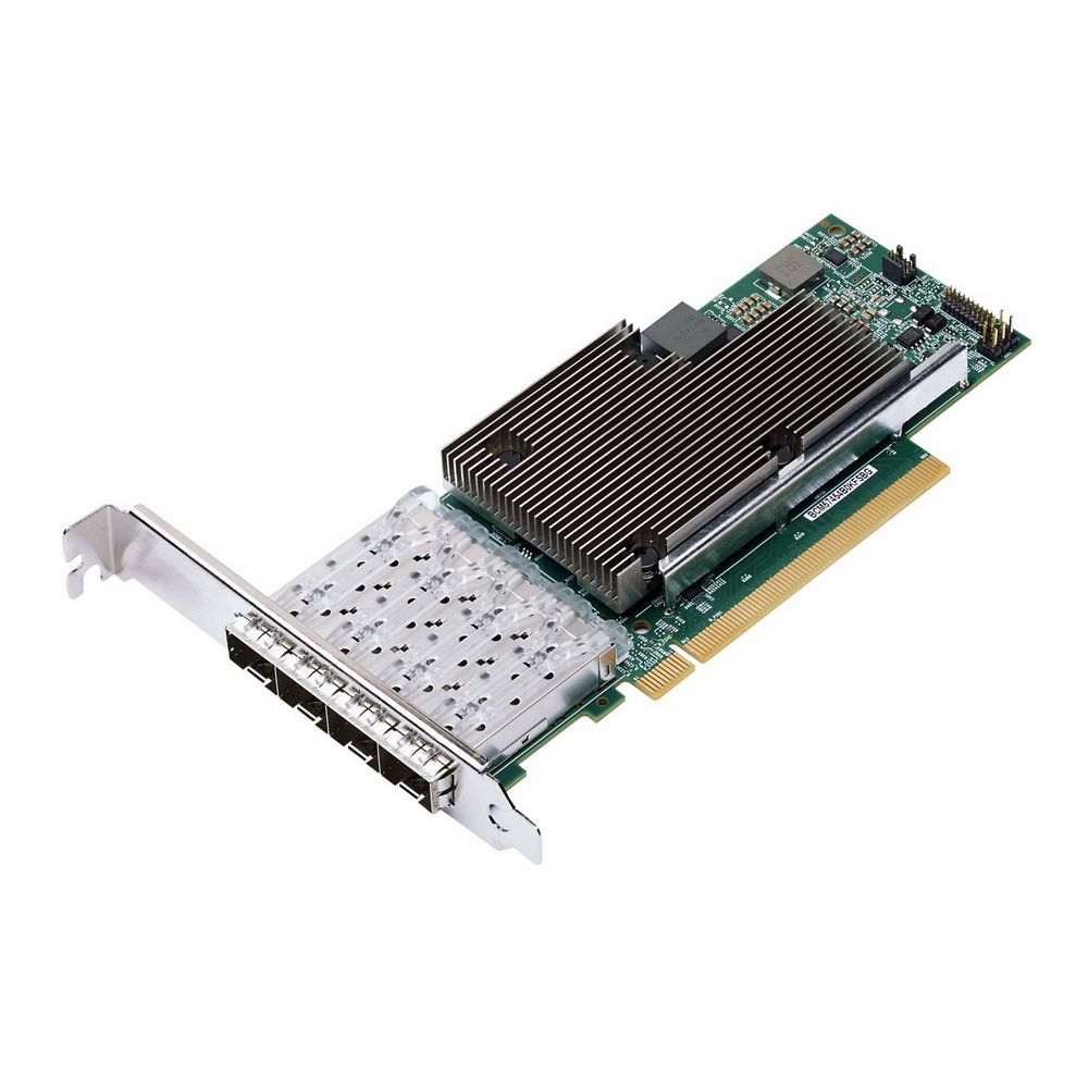 Сетевая карта Lenovo ThinkSystem Broadcom 57454 10/25GbE SFP28 4-port PCIe Ethernet Adapter V2 (4XC7A08316)