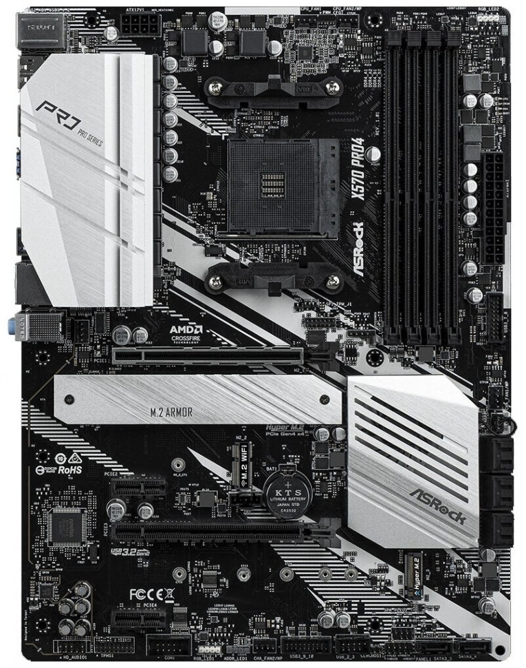 Материнская плата Asrock X570 PRO4