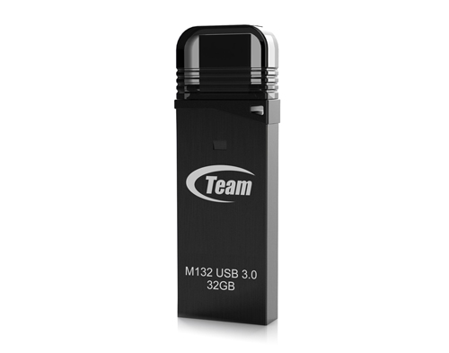 Накопитель 32Gb TEAM M132 Drive USB 3.0, with OTG, Black (765441012806)