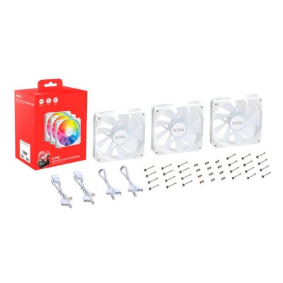 Кулер A-Data XPG Vento R 120 ARGB PWM White 3 pack