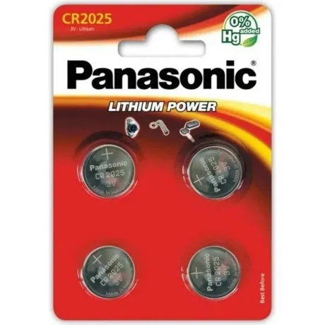 Батарейки литиевые Panasonic Lithium Power CR-2025EL/4B в блистере 4шт в Санкт-Петербурге