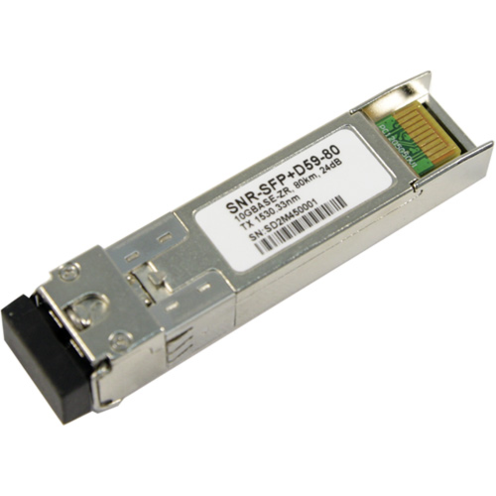 Модуль SFP+ DWDM оптический, дальность до 80км (24dB), 1552.52нм