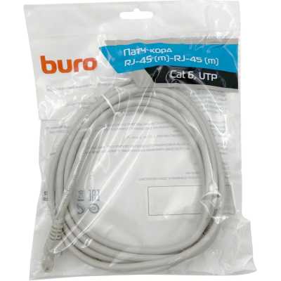 Патч-корд Buro UTP-6-3M-G