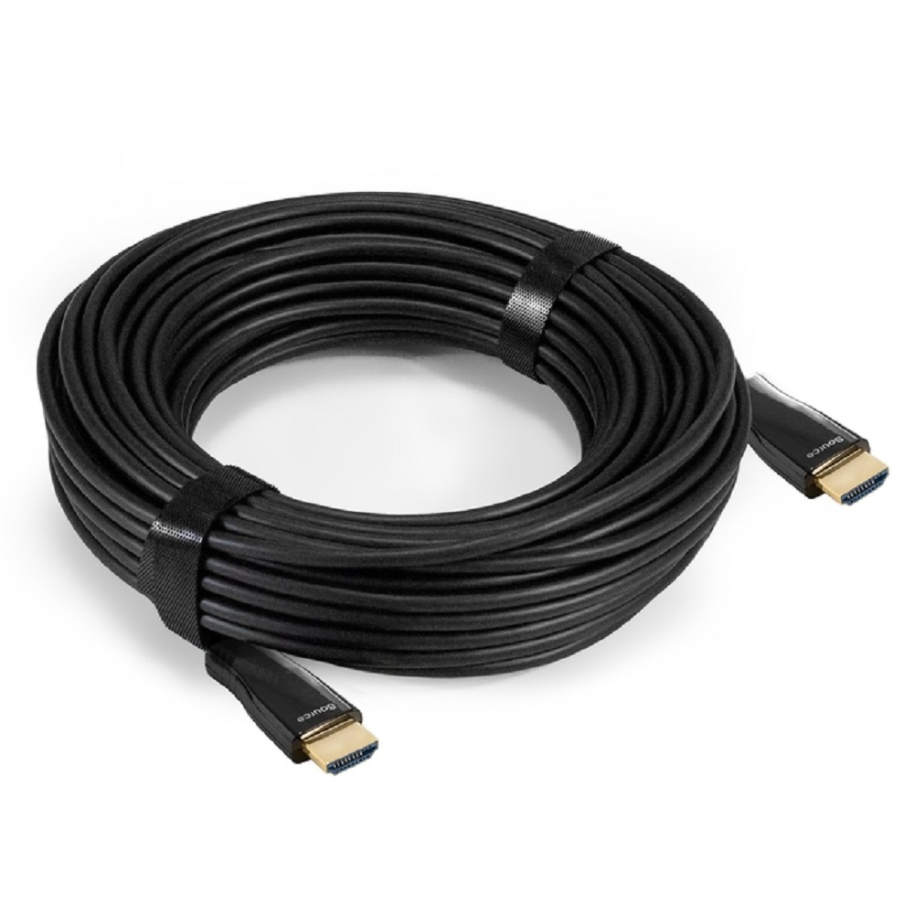 Exegate EX294699RUS Активный оптический кабель HDMI ExeGate EX-CC-HDMI2-20.0 (19M/19M, v2.0, 20м, 4K UHD, Ethernet, позолоченные контакты)