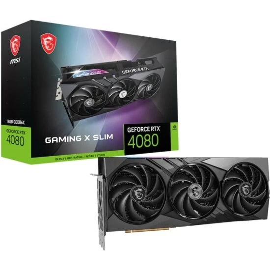 Видеокарта MSI GeForce RTX 4080 SUPER GAMING X SLIM (602-V511-70S)