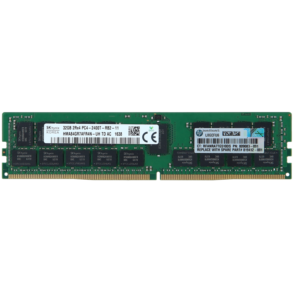 Память DDR4 HPE 805351-B21 32Gb DIMM ECC Reg PC4-19200 CL17 2400MHz