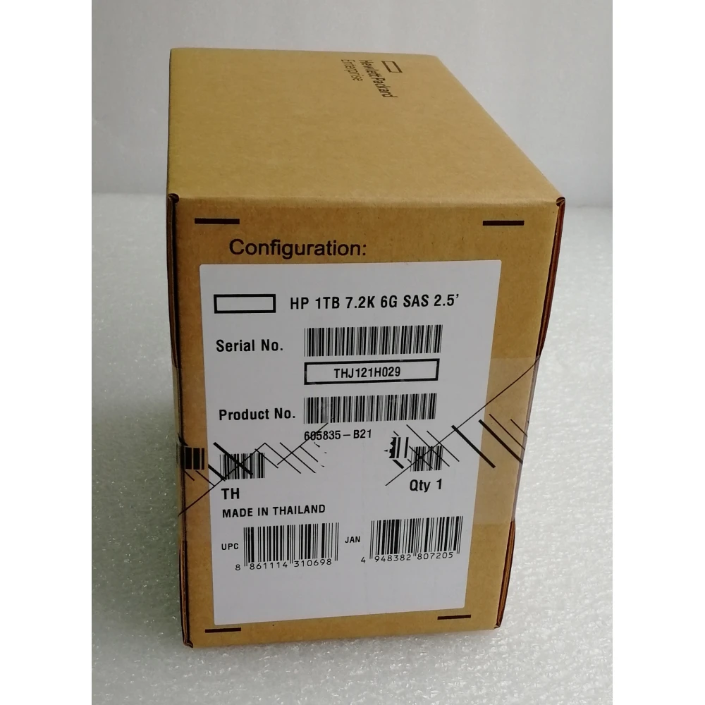 Жесткий диск HP 605835-B21 1 ТБ 6G 7.2K SAS 2.5' серверный HDD 605835-S21, 606020-001, 757387-001, MM1000FECVH, 605832-002, MM1000FBFVR