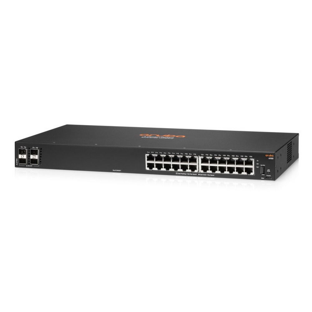 Коммутатор HPE Aruba 6100 JL678A 24G 4SFP+ управляемый