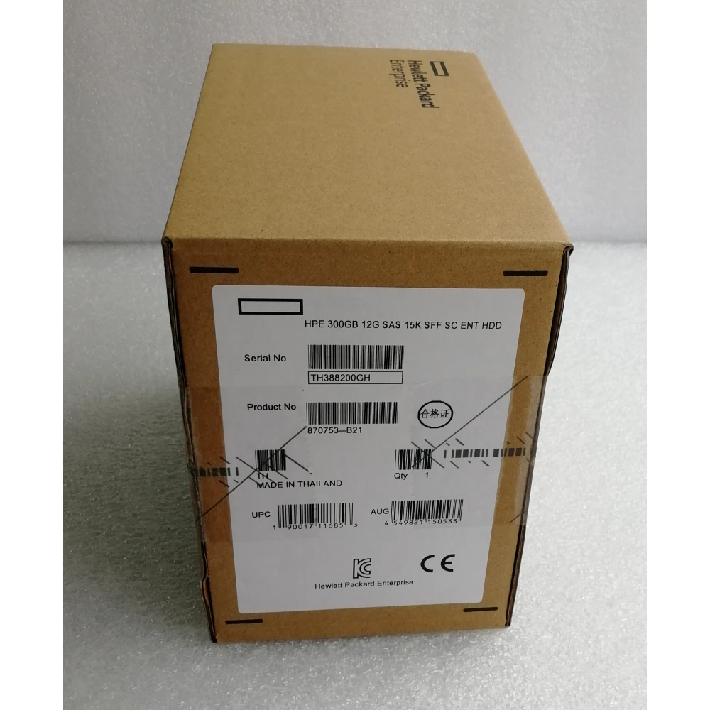 Жесткий диск HP 870753-B21 300 ГБ 12G 15K SAS 2.5' серверный HDD 867254-001 880152-001 870792-001 EH000300JWCPK EH000300JWKTN