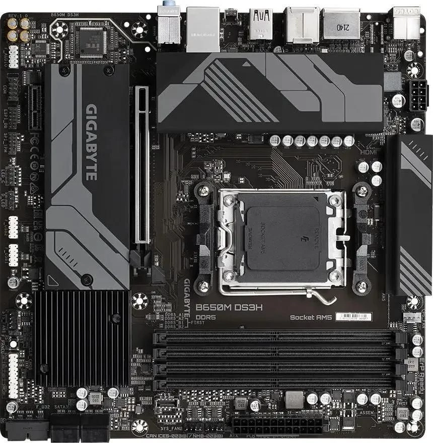 Материнская плата Gigabyte B650M DS3H 1.3