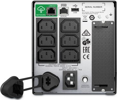 APC Smart-UPS SMT750IC, 750 ВА | Однофазный линейно-интерактивный ИБП