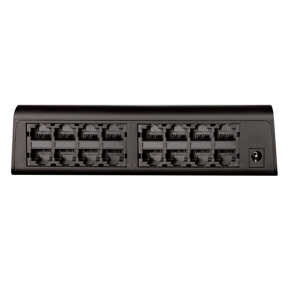 Коммутатор D-Link DES-1016A/E2A, 16-port UTP 10/100Mbps Auto-sensing, Stand-alone, Unmanaged (DES-1016A/E2A)
