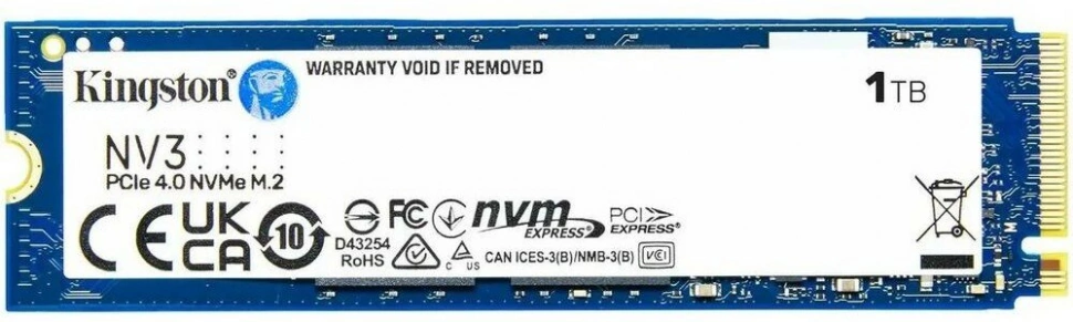 SSD накопитель Kingston 4Tb NV3 (SNV3/4000G)