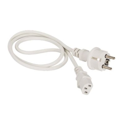 Кабель питания Lanmaster LAN-PP13/SH-1.0-WH