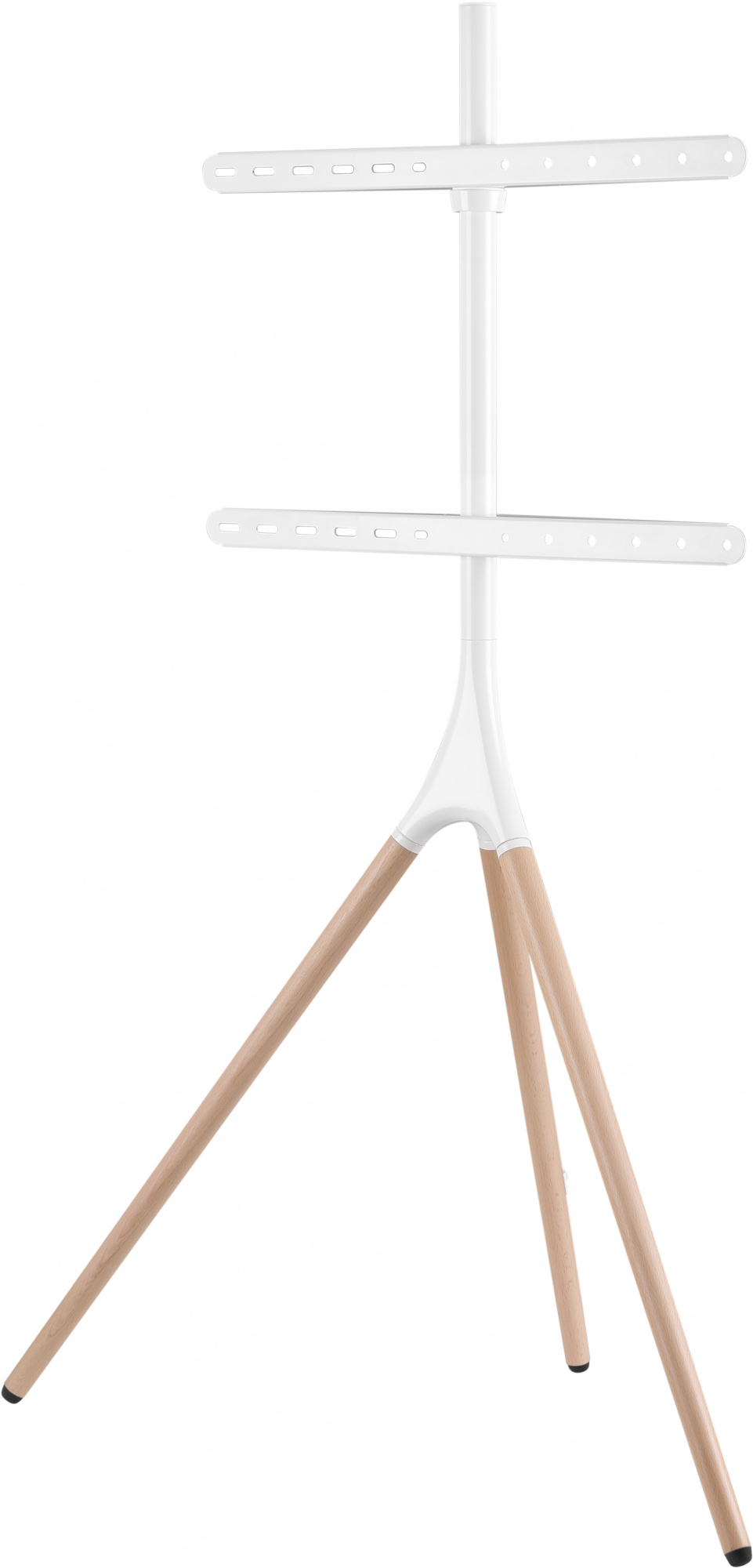 Подставка для телевизора Cactus CS-ST1246WTBCH, 45-65", напольный, белый / береза