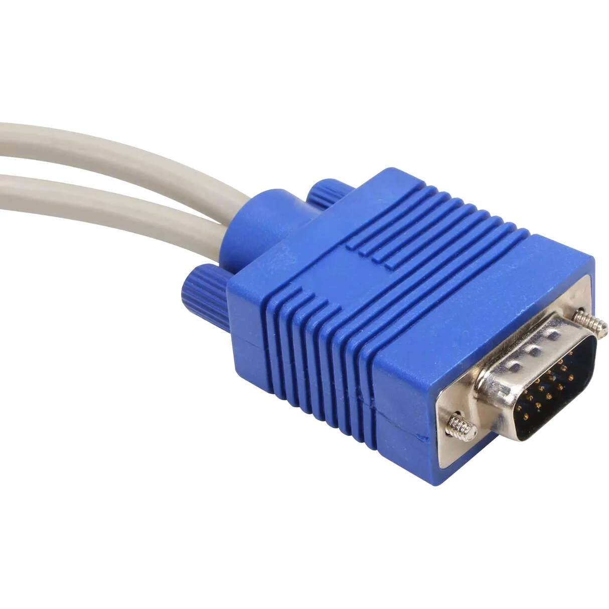 VCOM VVG6530 Кабель-разветвитель VGA 1=>2 (1x15M/2 x15F), {VGA Spliter Cable 0.3m} [06937510841219]