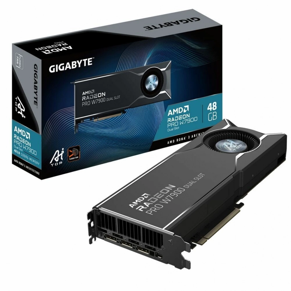 Видеокарта Gigabyte AMD Radeon Pro W7900 48Gb (W7900 AI TOP 48G)