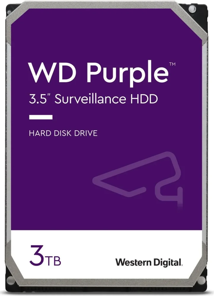 Жесткий диск HDD WD 3.5" 3TB WD33PURZ Purple (SATA-III) в Санкт-Петербурге