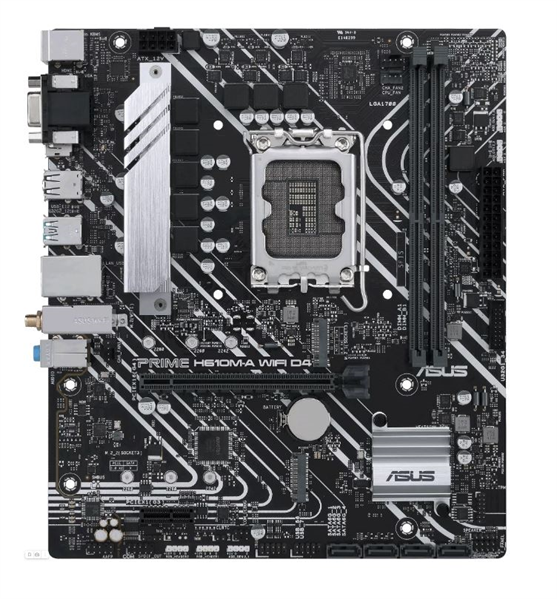 Материнская плата ASUS PRIME H610M-A WIFI D4, LGA1700, B610, 2*DDR4, D-sub+DP+HDMI, SATA 6.0, M.2, USB 3.2*2, USB 2.0*2, mATX; 90MB1C80-M0EAY0 (PRIME H610M-A WIFI D4)