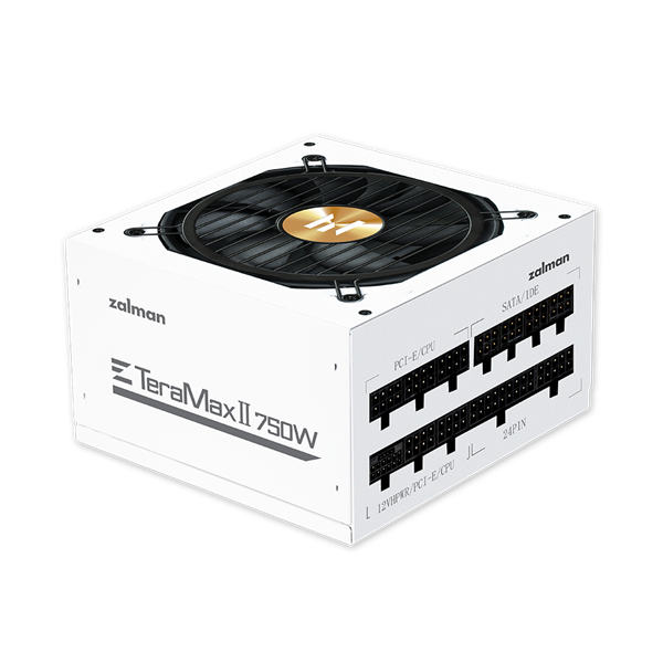 Блок питания Zalman ZM750-TMX2 WH, 750W, ATX12V v2.52, APFC, 12cm Fan, 80+ Gold Gen5, Full Modular, White, Retail (ZM750-TMX2 WH)