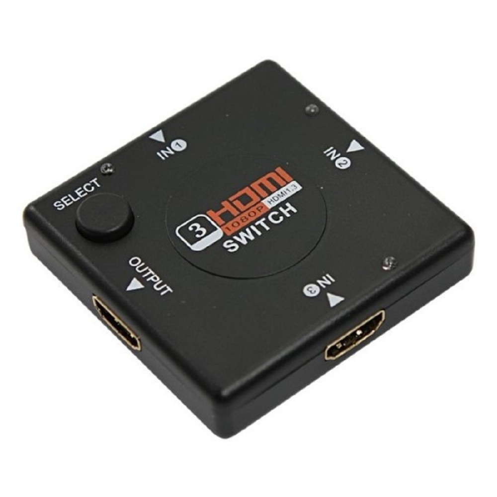 Rexant (17-6912) Переключатель гнездо HDMI на 3 гнезда HDMI, без питания, пластик