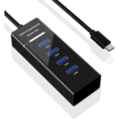 Разветвитель USB Digma DHUB-4USB-C-3.0