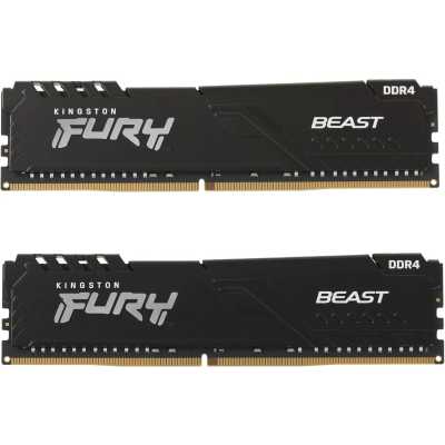 Оперативная память Kingston Fury Beast Black KF432C16BB1K2/32WP