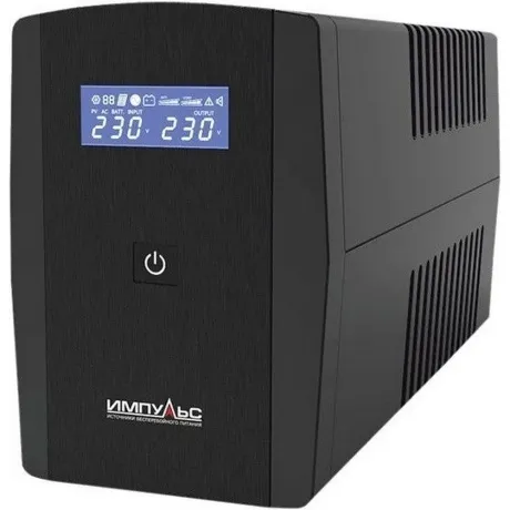 Источник бесперебойного питания Импульс Юниор Смарт 2200 2200ВА черный (JS22211) в Санкт-Петербурге