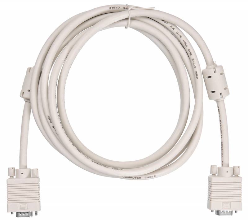 Кабель Buro CAB016S-10 VGA (m) VGA (m) 3м феррит.кольца серый