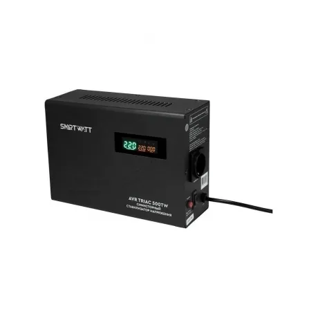Стабилизатор напряжения Smartwatt AVR Triac 500TW 500ВА черный в Санкт-Петербурге