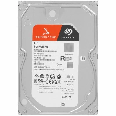 Жесткий диск Seagate IronWolf Pro 6Tb (ST6000NT001)