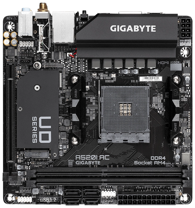 Материнская плата Gigabyte A520I AC