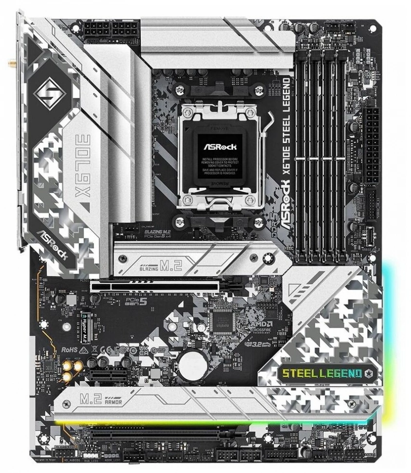 Материнская плата Asrock X670E STEEL LEGEND (90-MXBJ40-A0UAYZ)