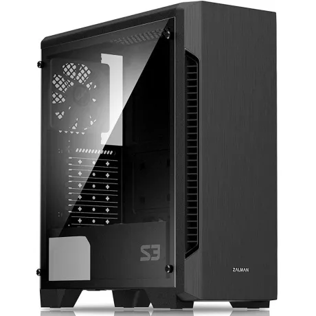 Корпус Zalman S3 TG, ATX, BLACK в Санкт-Петербурге