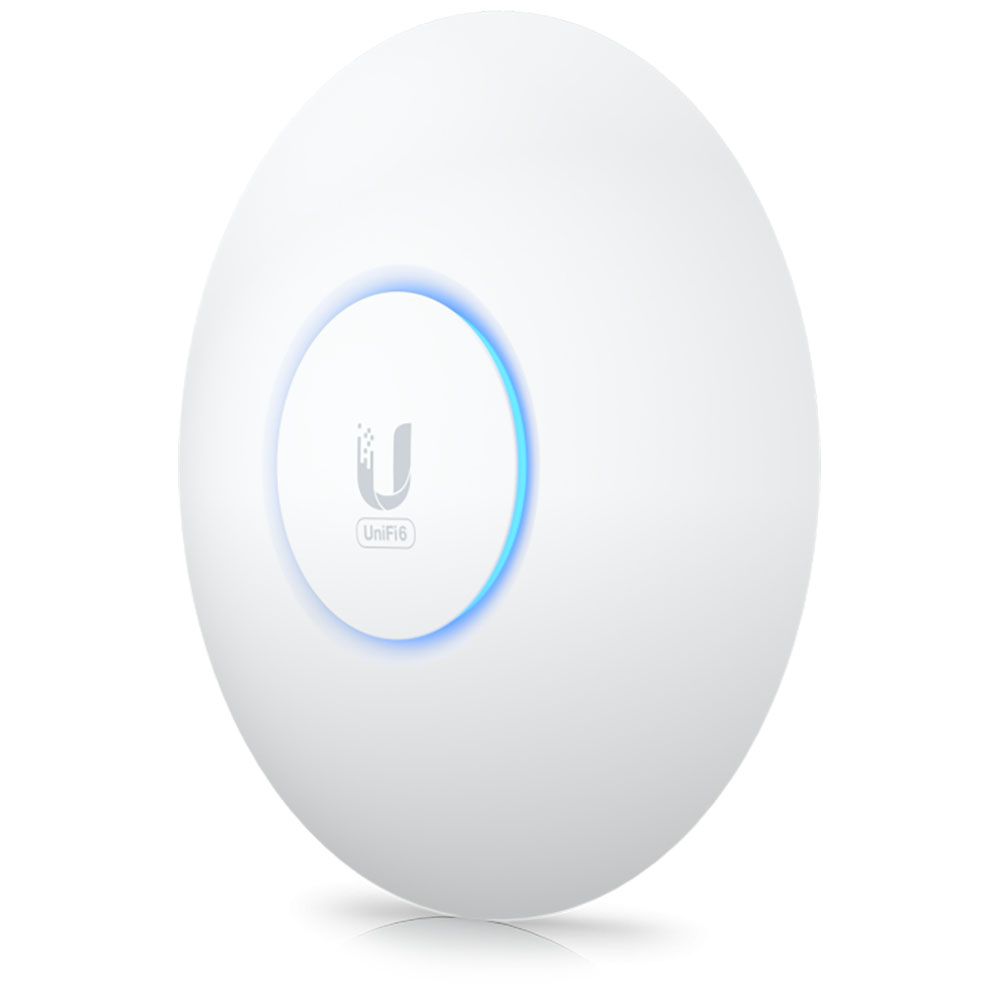 UniFi 6+ AP , 1 порт GbE RJ45, диапазоны 2,4 и 5 ГГц, 802.11a/b/g/n/ac/ax