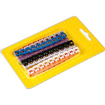 Набор клипс Lanmaster LAN-MCC-NUM-SET-C5E