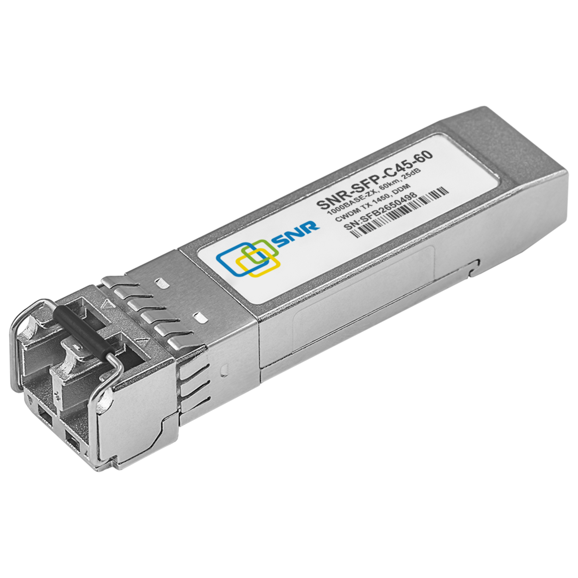 Модуль SFP CWDM оптический, дальность до 60км (25dB), 1450нм