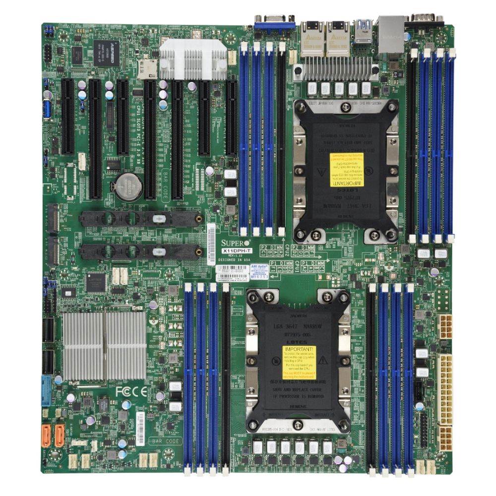 Материнская плата SuperMicro [MBD-X11DPH-T-B]
