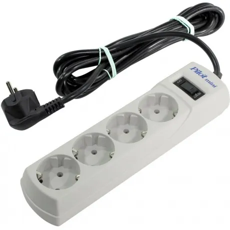 Сетевой фильтр Pilot mini 3м (4 розетки) белый в Санкт-Петербурге