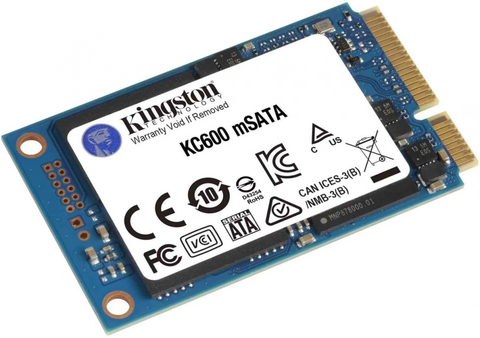SSD накопитель Kingston KC600 1Tb 9SKC600MS/1024G)