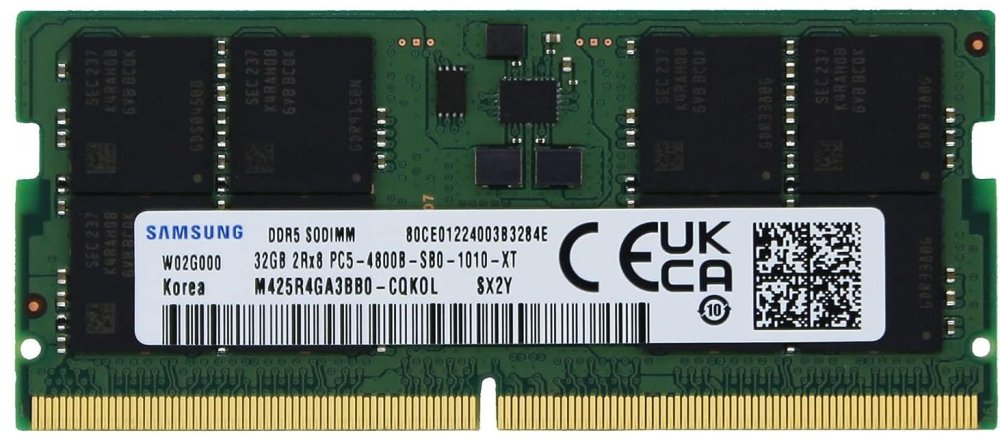 Оперативная память Samsung DDR5 32GB SO-DIMM 4800MHz (M425R4GA3BB0-CQK) 1 year, OEM (M425R4GA3BB0-CQK)