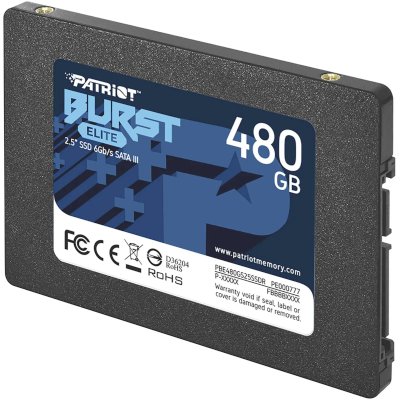 SSD диск Patriot Burst Elite 480Gb PBE480GS25SSDR